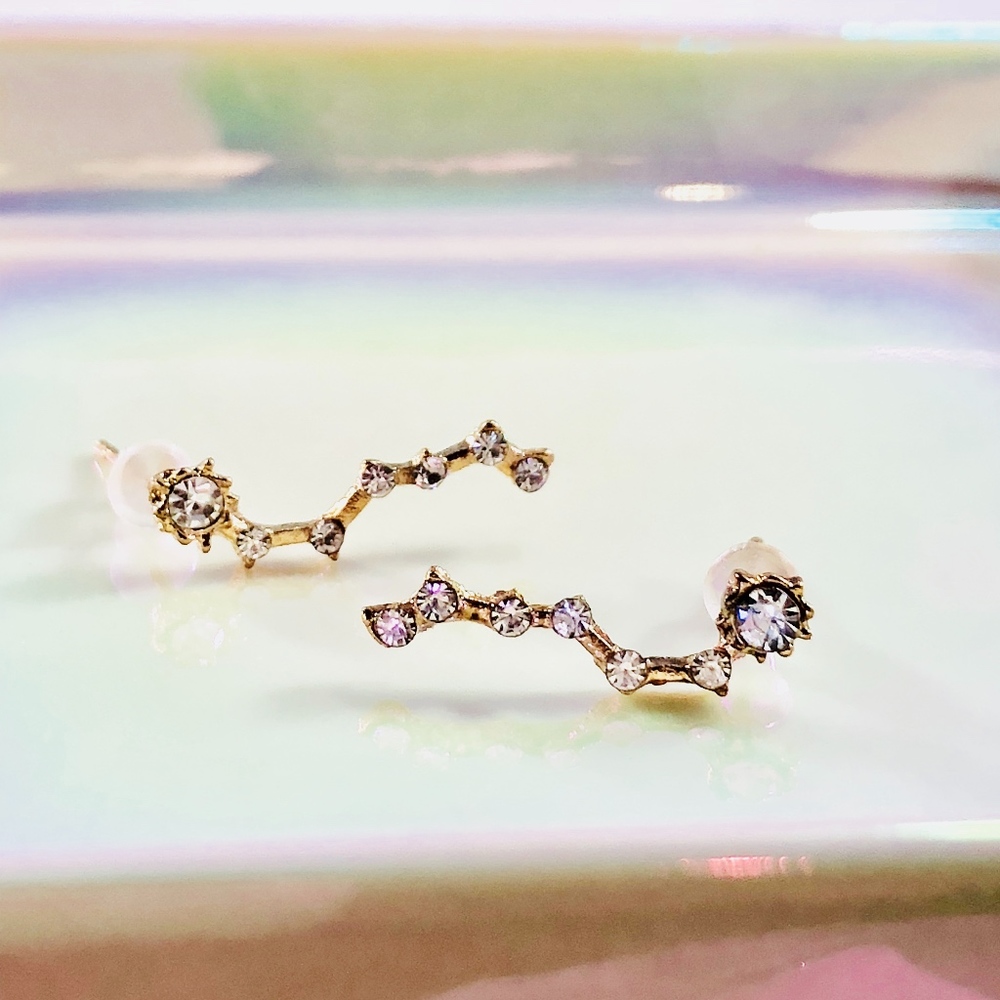 Womens Constellation Climber Gold Crystal Climber